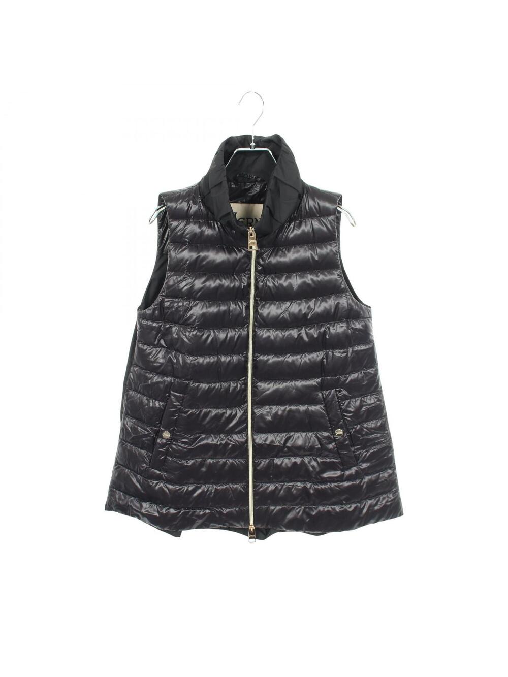Herno Panned Down Vest Nylon Black Used #340168H39B